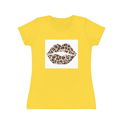 Women's Iconic Leopard Print Kiss T-Shirt