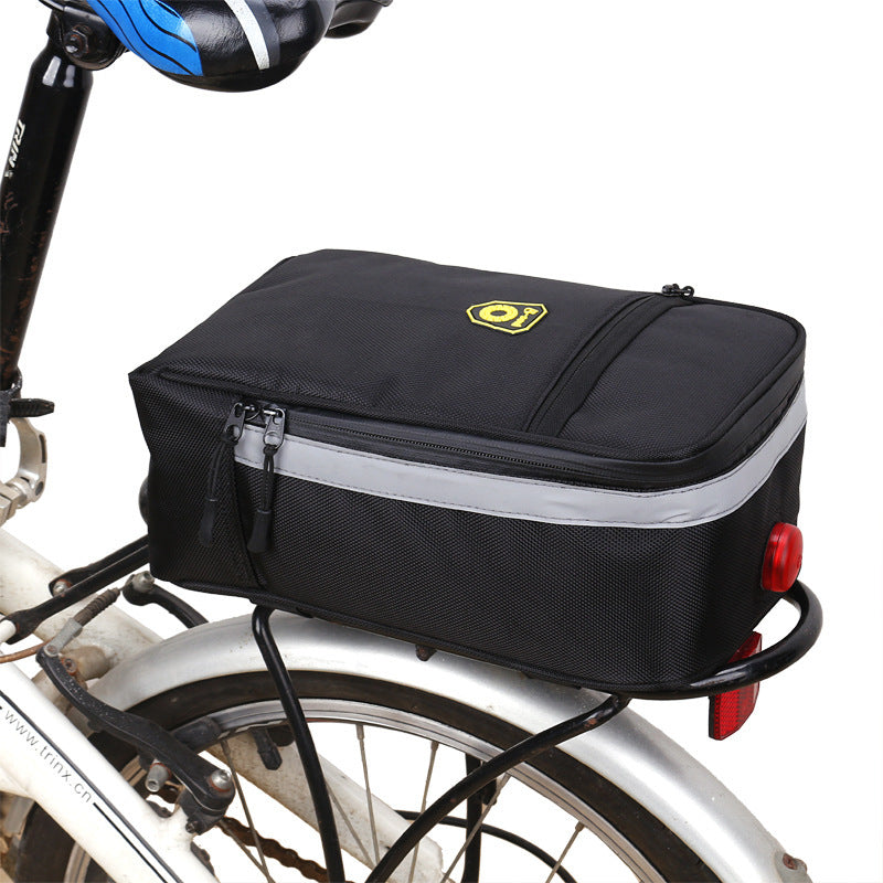 Rear-end seat bag for mountain bike electric car