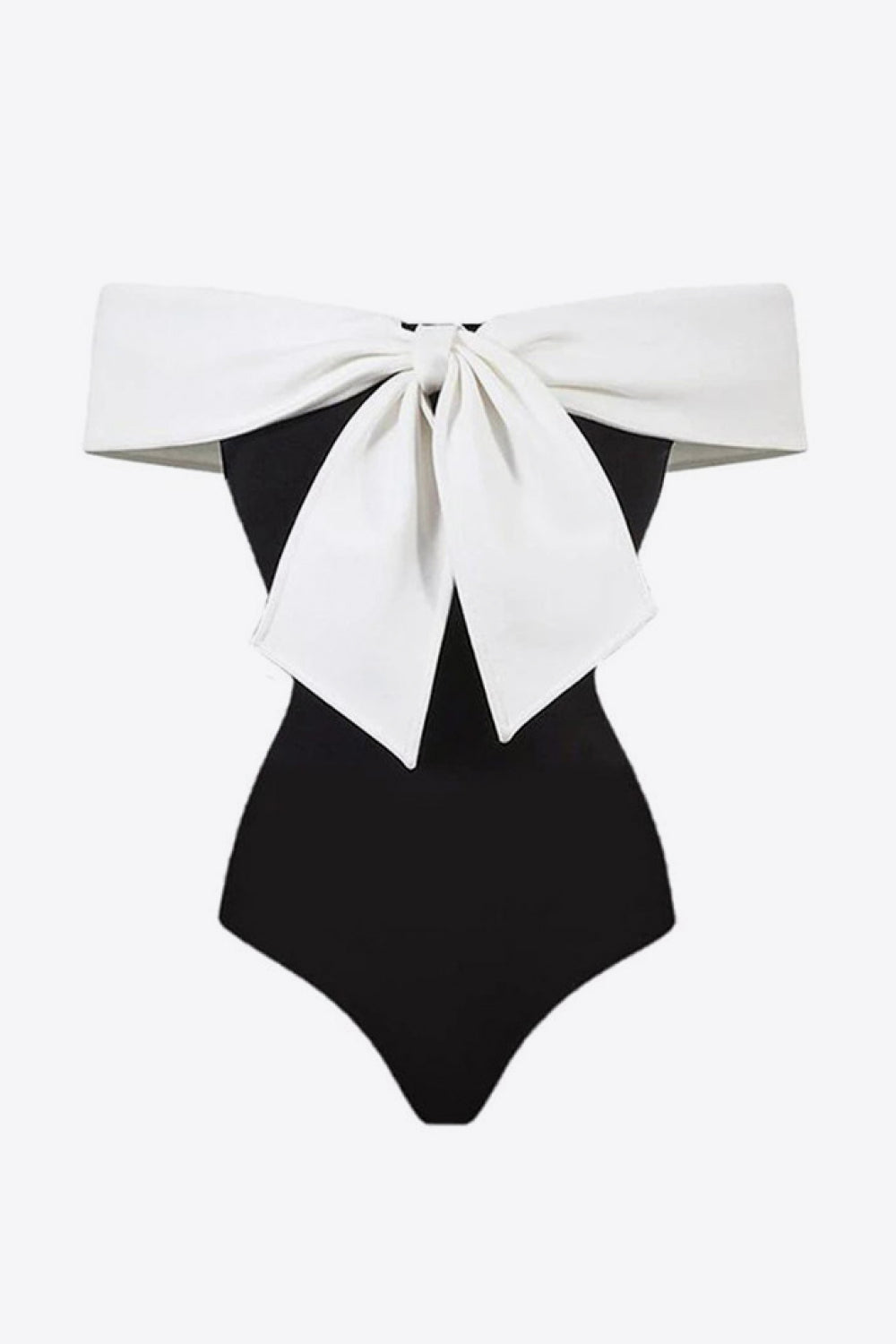 Contrast Bow Detail Two-Piece Swim Set