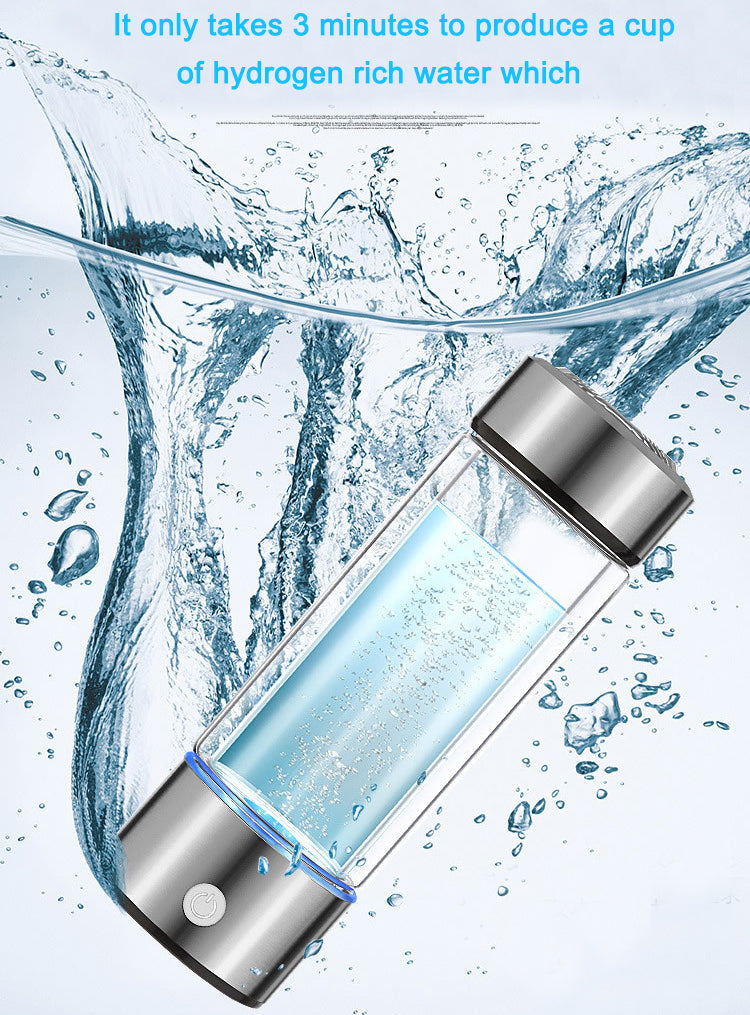 Portable Ionized Water Cup Hydrogen Bottle