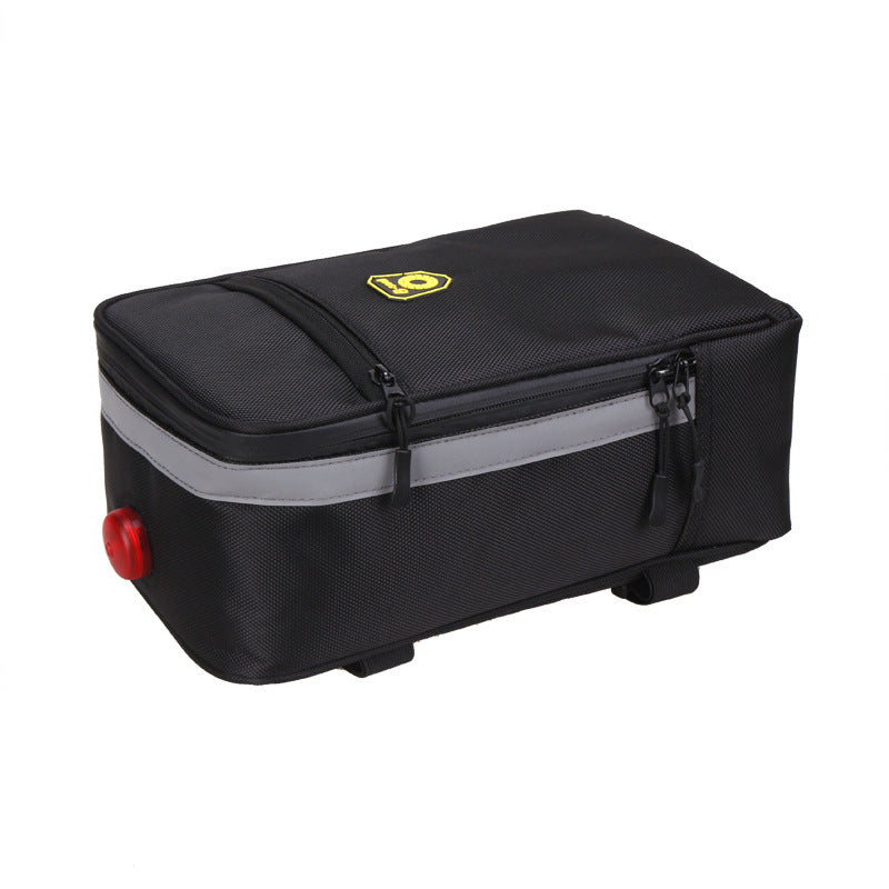 Rear-end seat bag for mountain bike electric car