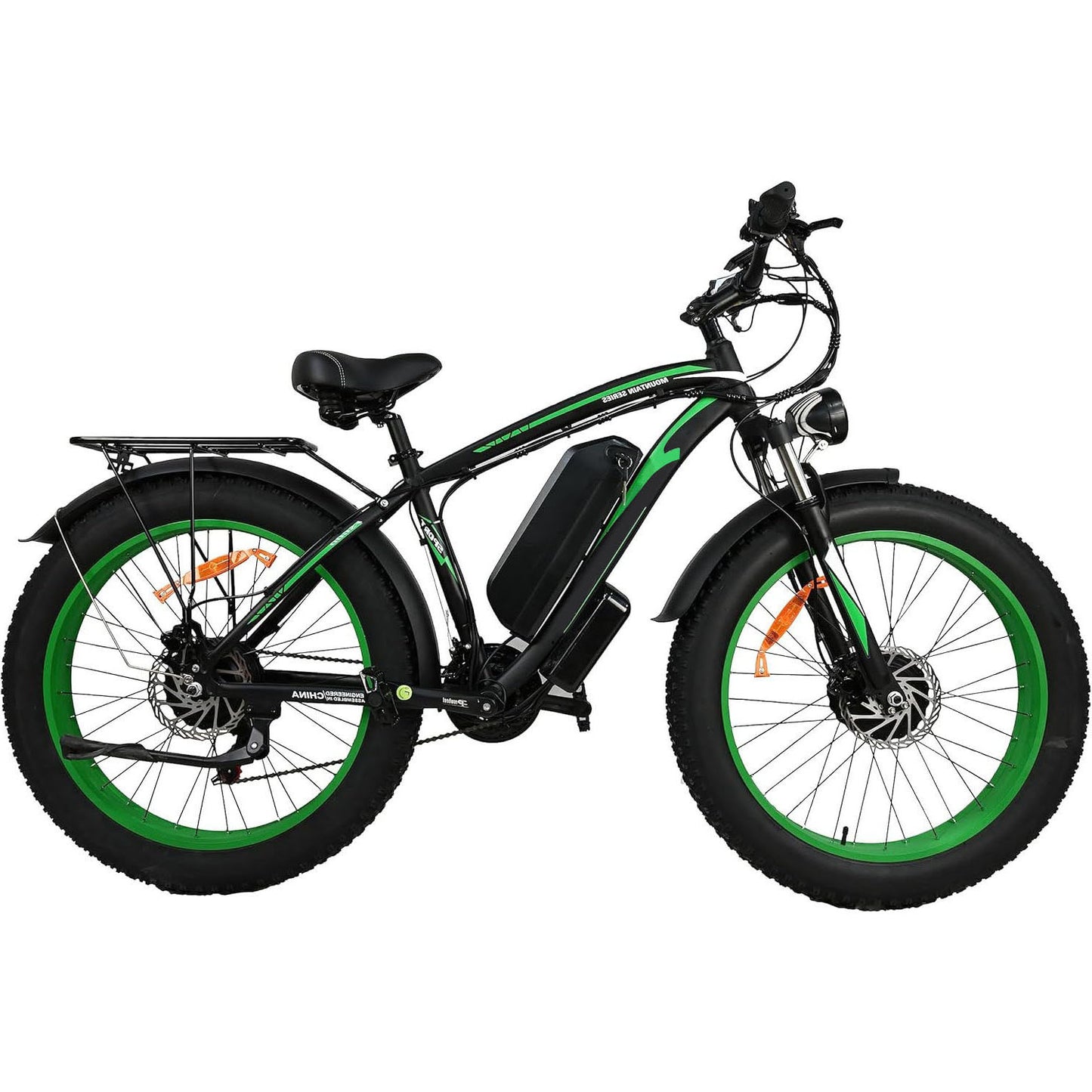 2000W Motor Electric Bike Adults - 31 MPH Electric Bike With 26 Inches Fat Tire 20AH Removable Battery, Hydraulic Disc Brake 21 Speed