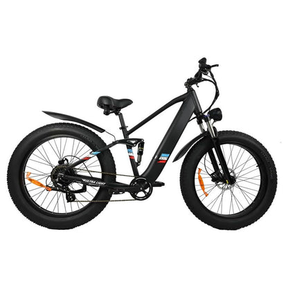 Electric Bike For Adults - 500W Motor 25MPH Speed Removable Battery 48V 12AH, 26 Inch Fat-Tire Electric Bicycle, 8 Speed Battery Powered Mountain Bicycle