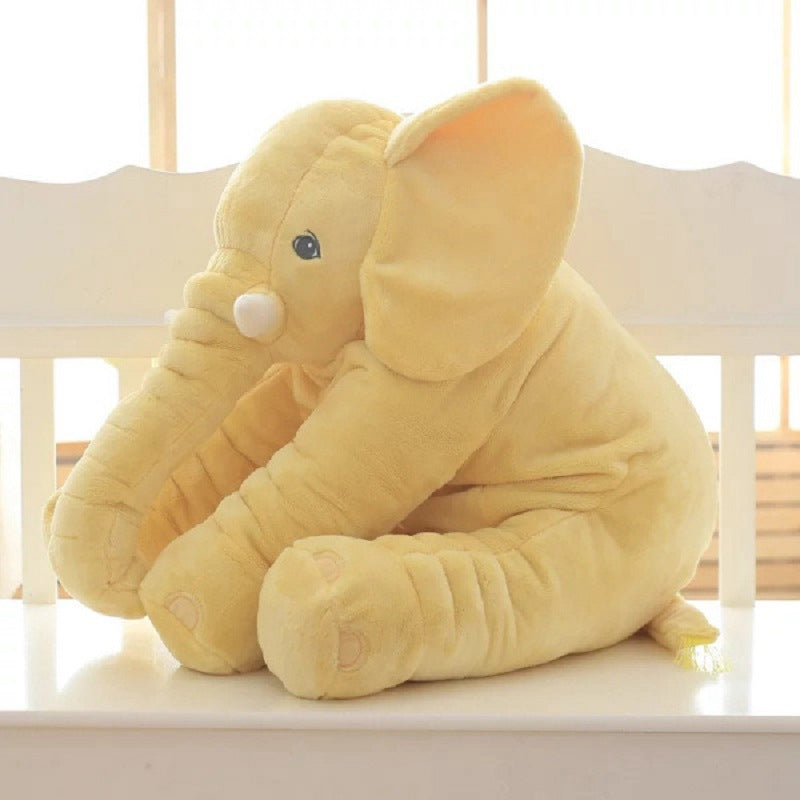 Soft Comfort Elephant Plush Toy  Accompany Sleeping Baby Sleep Child Pillow Leather Shell