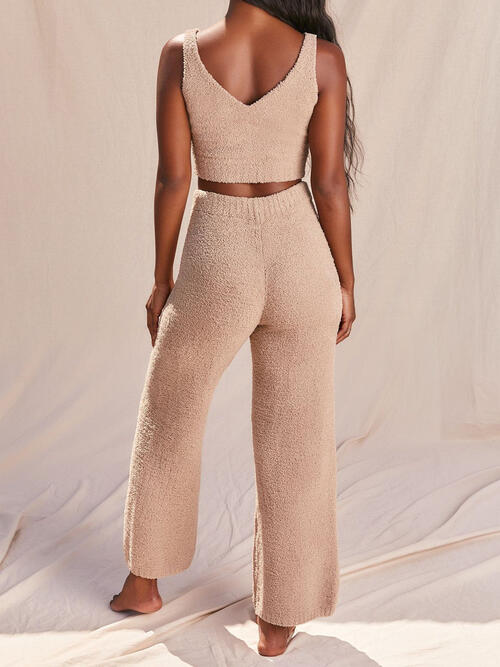 V-Neck Tank and Pants Set