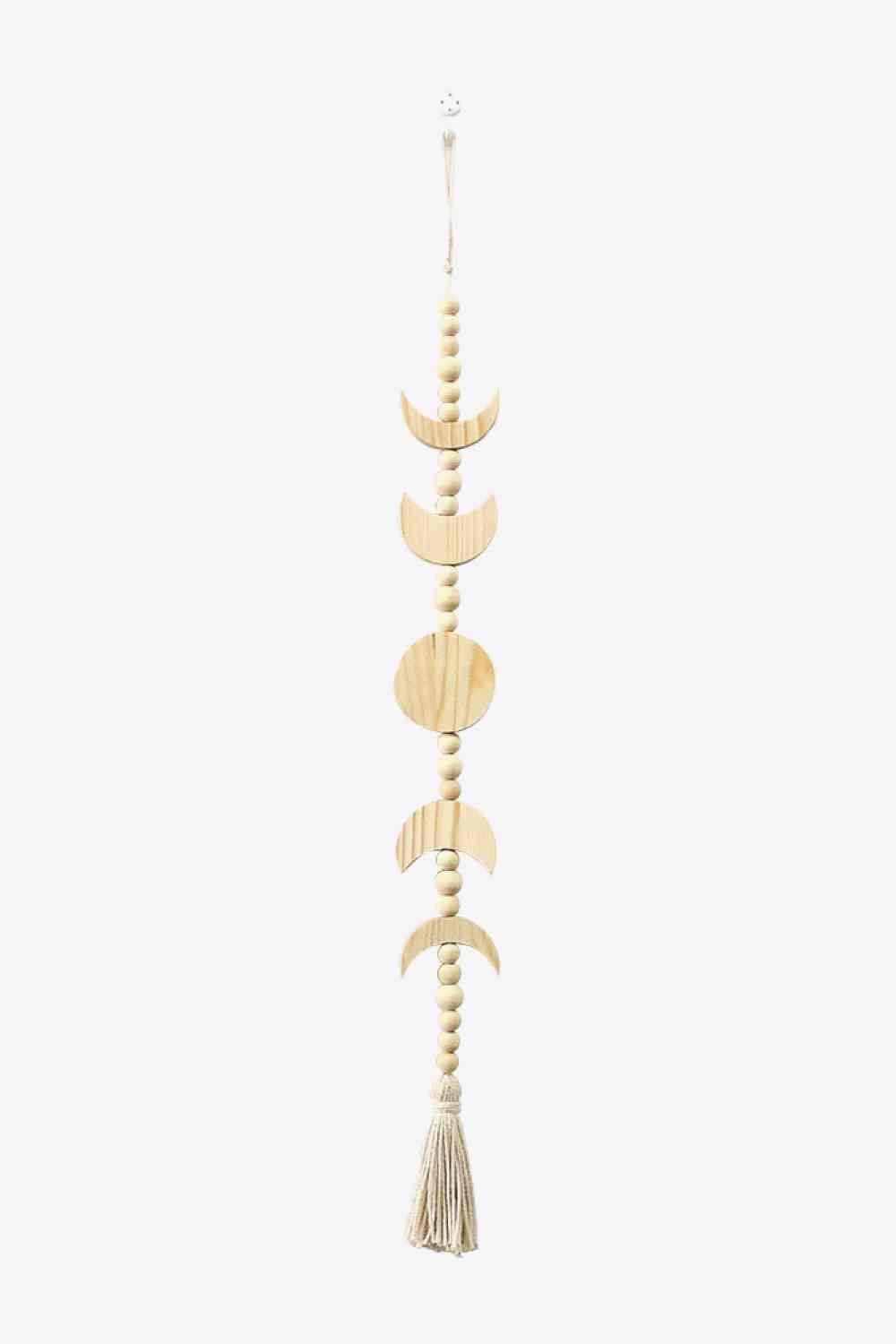 Wooden Tassel Wall Hanging