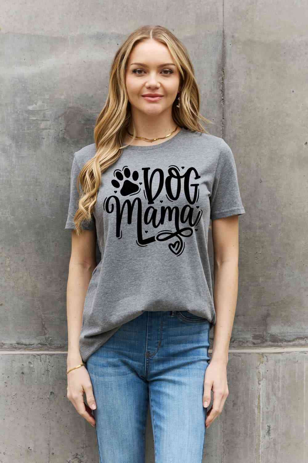 Simply Love Simply Love Full Size DOG MAMA Graphic Cotton T-Shirt