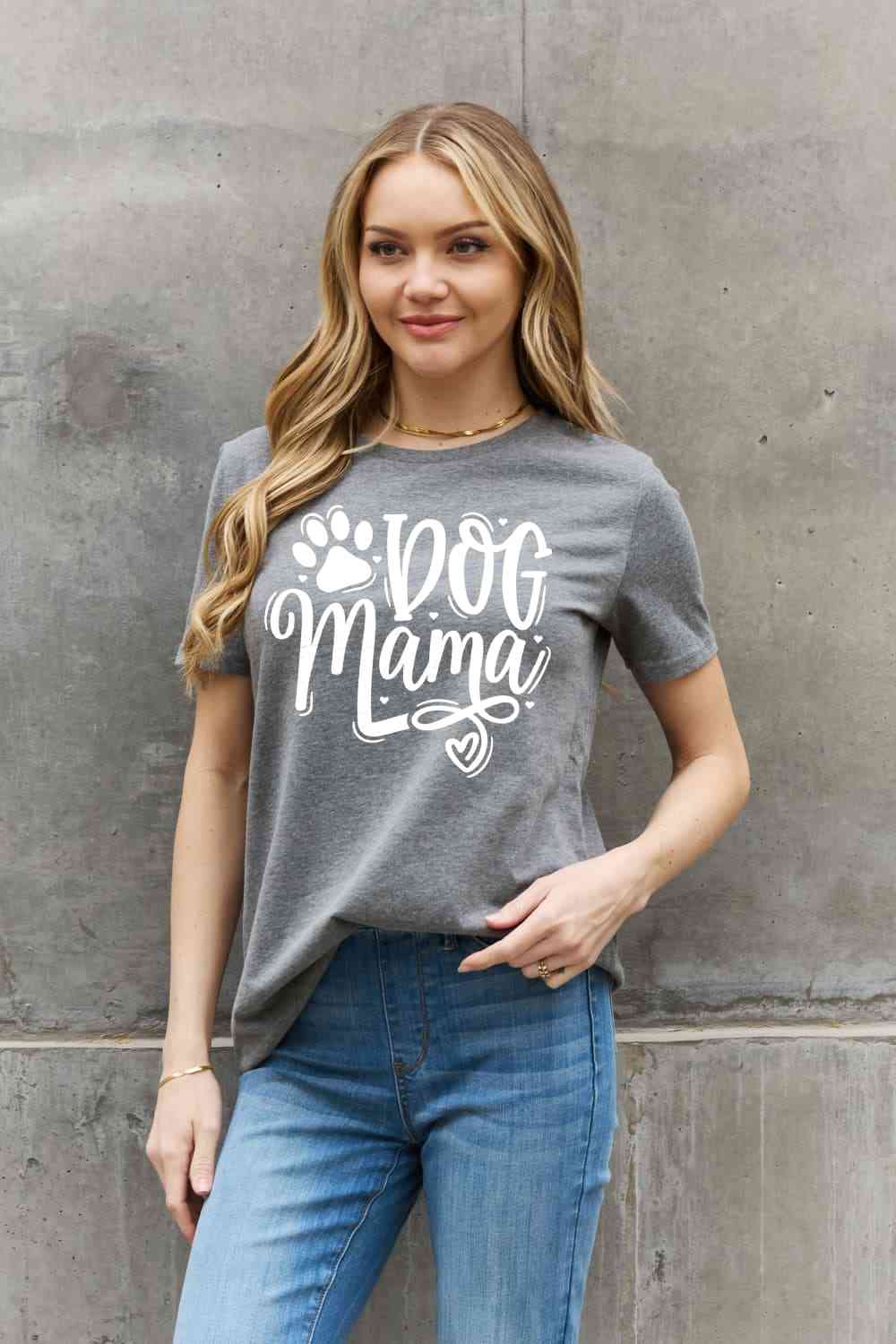 Simply Love Simply Love Full Size DOG MAMA Graphic Cotton T-Shirt