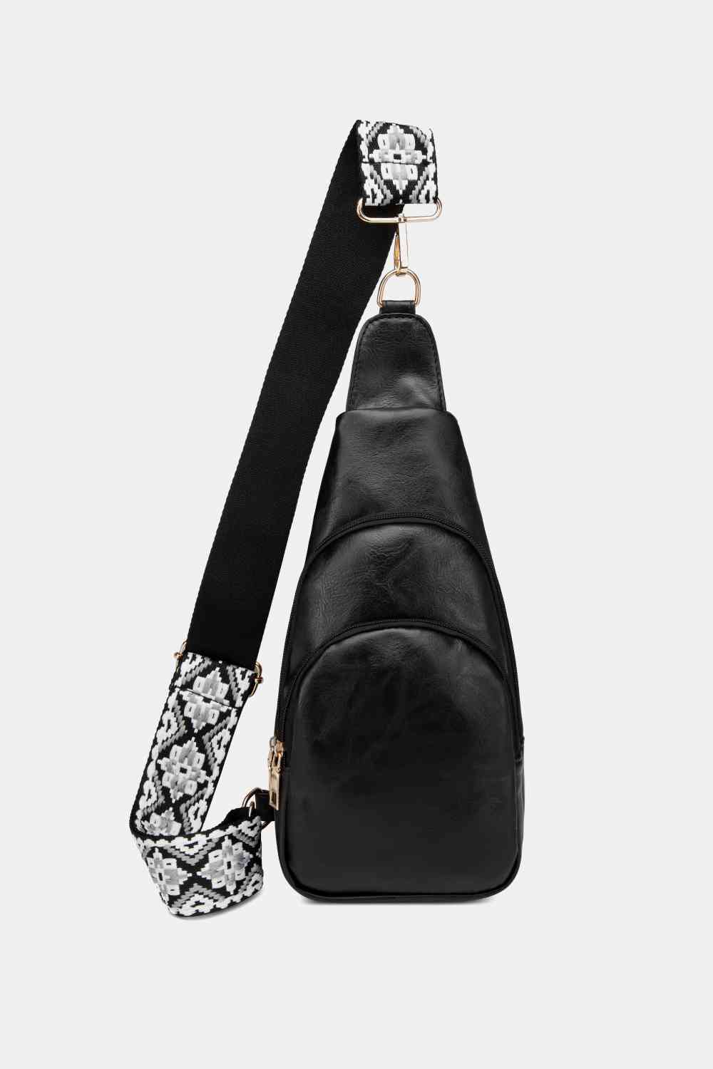 PU Leather Sling Bag